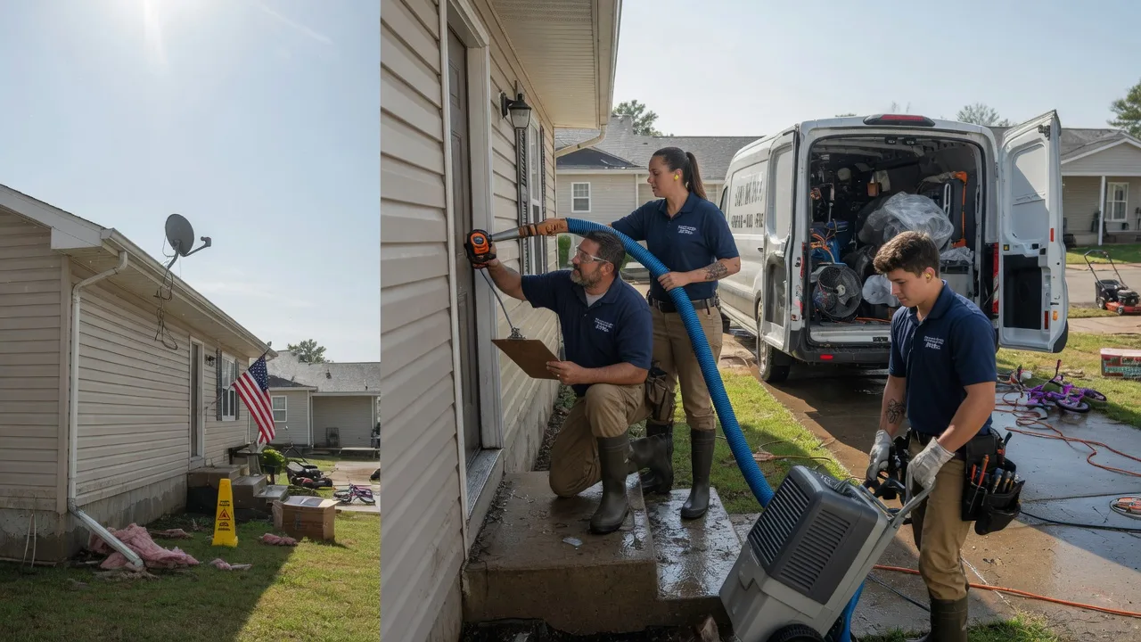 Ceiling Water Damage Restoration in Cecil, PA near me